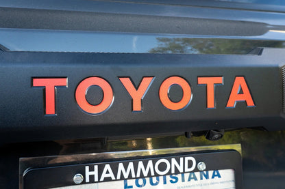 TOYOTA Emergency Reflective Rear Hatch Liftgate Emblem Overlays - 2025+ 4Runner