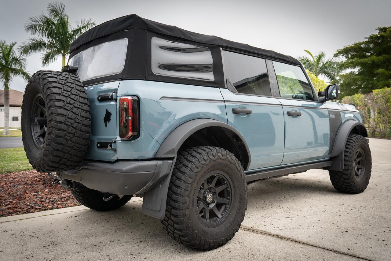 Solid Color Upper Door Spear Stripe Kit - 2021+ Bronco 4 Door (non-Raptor)