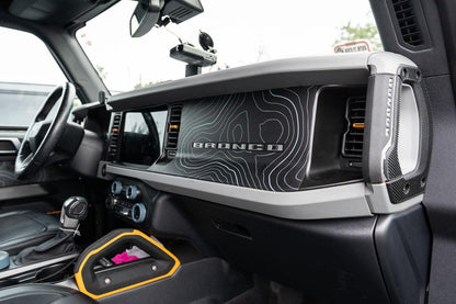 Topo 3 Piece Dash Kit (Printed Series) - 2021+ Bronco