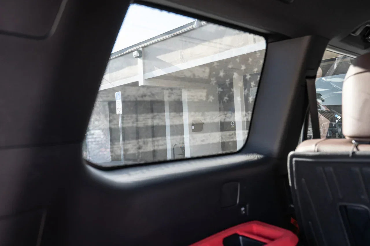 American Flag Rear Window Overlays V2 (Perforated) - 2025+ 4Runner