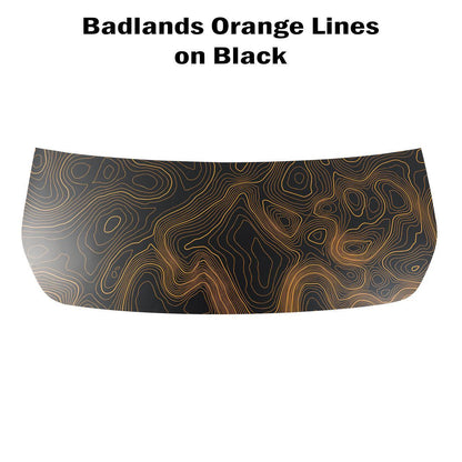 Topographic Map Premium Print Vinyl Rolls (3' or 6') - Matte Finish