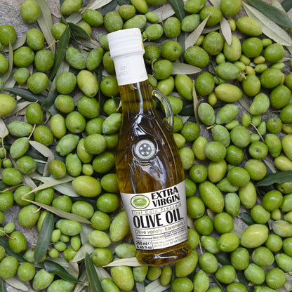 KORVEL Greek Extra Virgin Olive Oil, Amphora Bottle, 8.45 fl oz