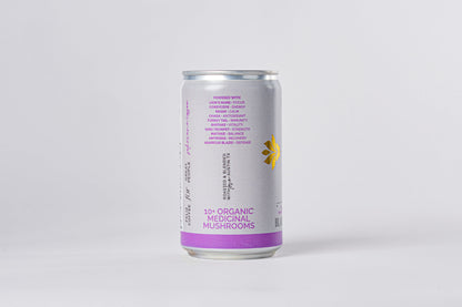 4-Pack Focus Energy Canned Black Coffee with 10 Adaptogen Mushrooms (7.5 oz)