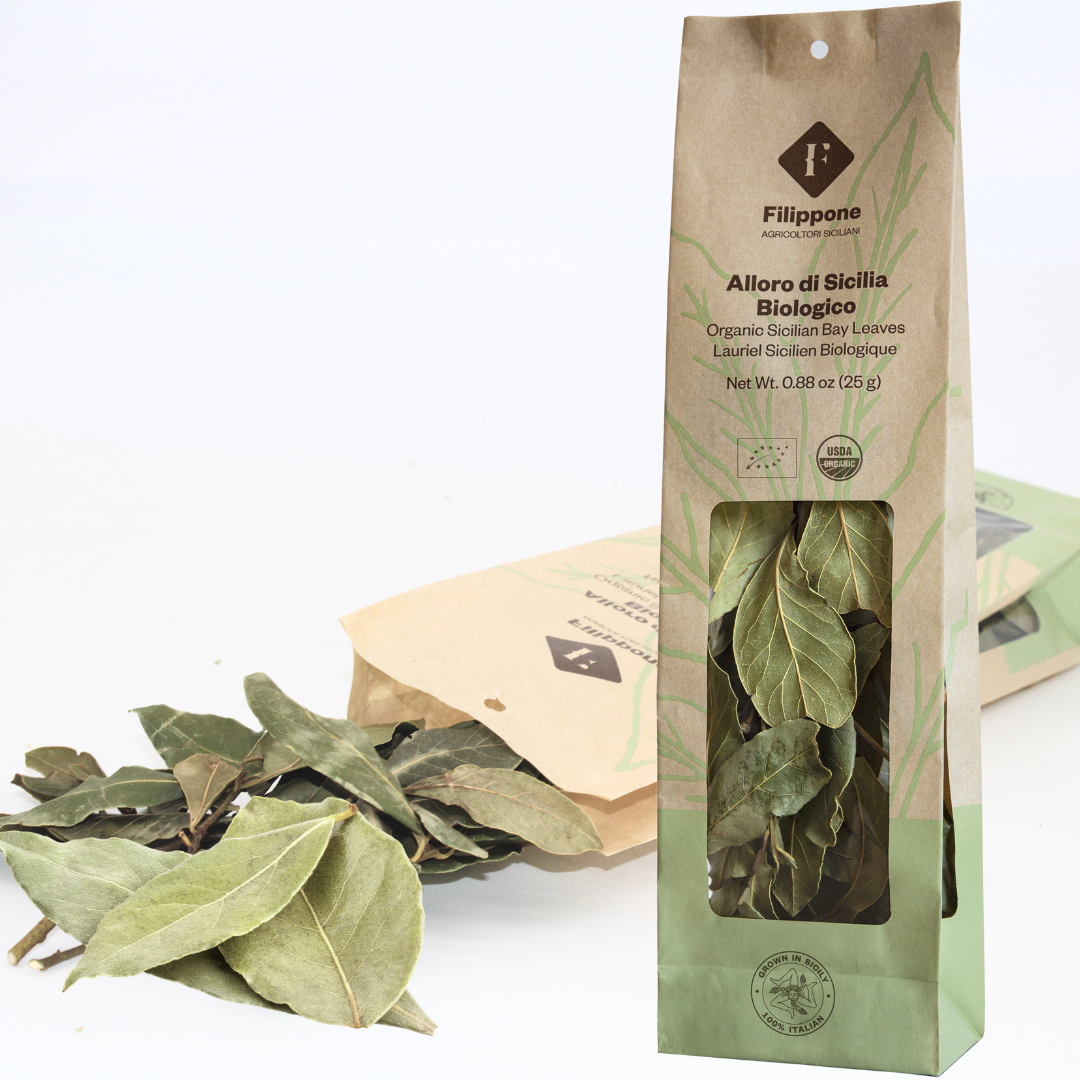 Filippone, Organic Bay Leaves, Italian Dried Leaf 0.88oz (25g)