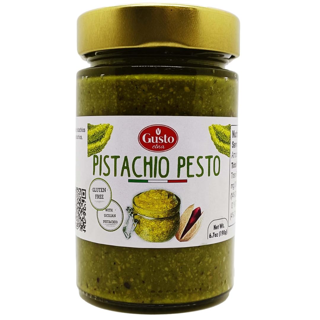Gusto Etna Sicilian Pistachio Pesto Sauce – 190g / 6.7 oz