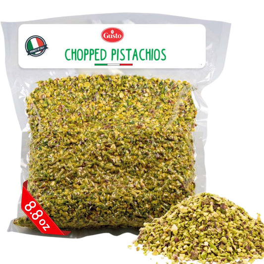 Gusto Etna Sicilian Raw Chopped Pistachios – 250g / 8.8 oz