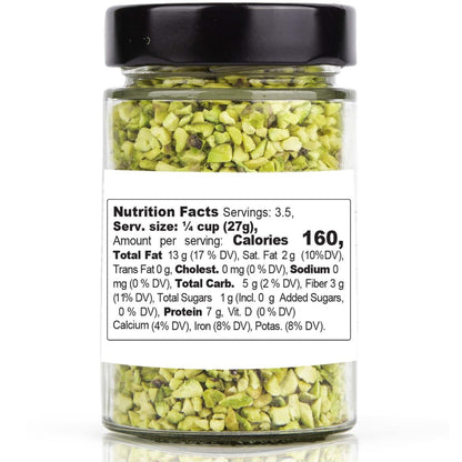 Gusto Etna Sicilian Raw Chopped Pistachios – 100g / 3.5 oz