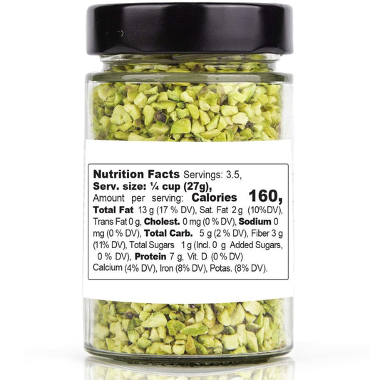 Gusto Etna Sicilian Raw Chopped Pistachios – 100g / 3.5 oz