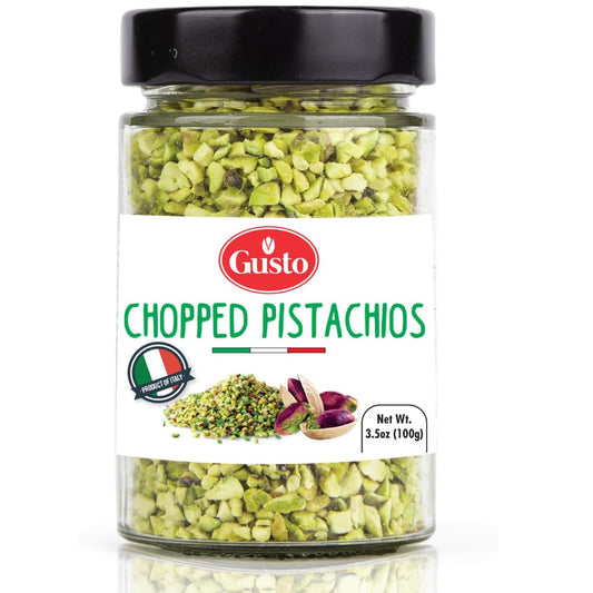Gusto Etna Sicilian Raw Chopped Pistachios – 100g / 3.5 oz