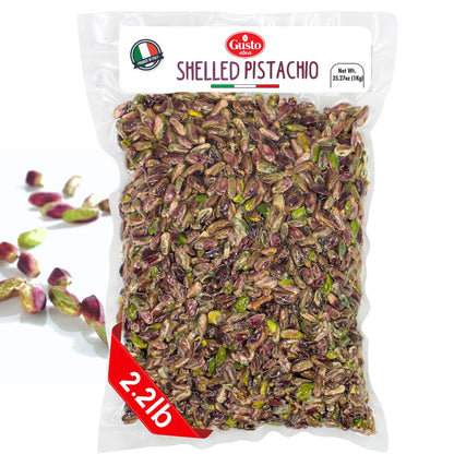 Gusto Etna Sicilian Raw Pistachios – 1kg / 2.2 lb Bulk