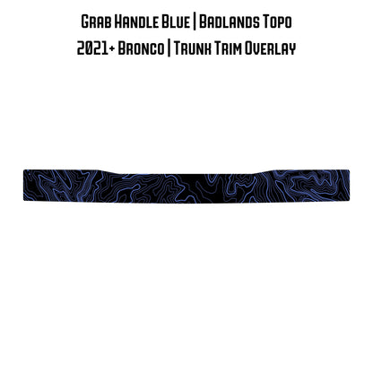 Topo Trunk Trim Overlay / Protector - 2021+ Bronco