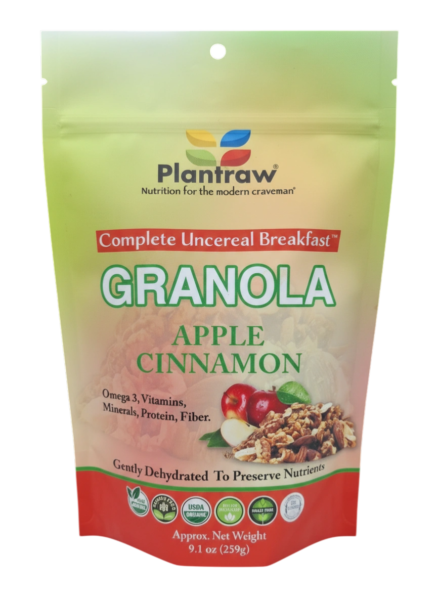 Granola - Apple Cinnamon (Grain-free, gluten-free with neither added sugar nor sweeteners)