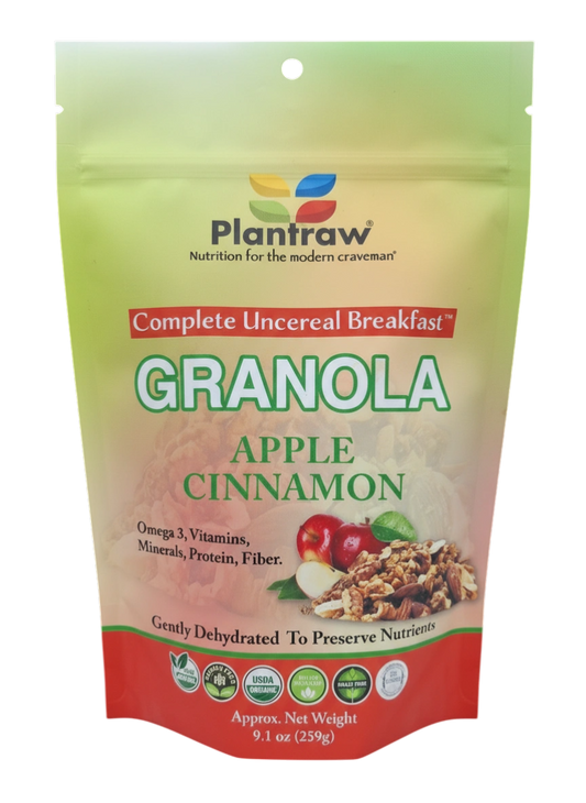 Granola - Apple Cinnamon (Grain-free, gluten-free with neither added sugar nor sweeteners)