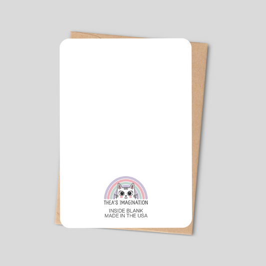 You Complete Me – Cute Kawaii Avocado Hug Greeting Card
