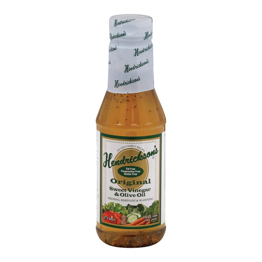 Hendrickson's Sweet Vinegar & Olive Oil, 6 Pack, 16 Fl Oz