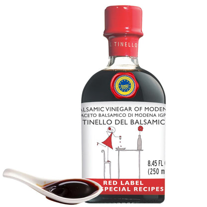 IL TINELLO, Aceto Balsamico di Modena IGP, Red Label, (8.5 fl oz) 100ml
