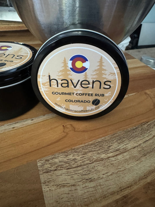 Colorado 5 oz Tin, Havens Coffee Rub