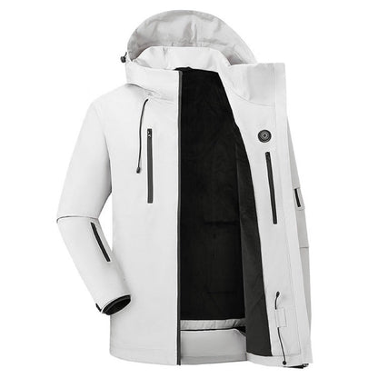 LITEGUEST Ski Waterproof 5-Zone Heated Jacket – USB Heated Winter Coat
