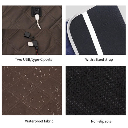 LITEGUEST Heated Seat Cushion Portable & USB - Stay Warm Anywhere