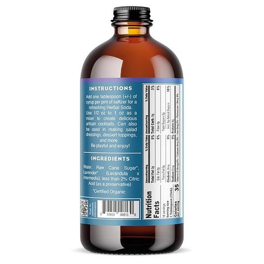Lavender Simple Syrup - Organic