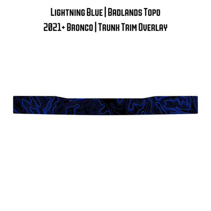 Topo Trunk Trim Overlay / Protector - 2021+ Bronco