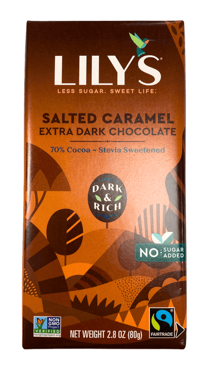 Chocolate Bars, Dark, Stevia Sweetened, Lily's