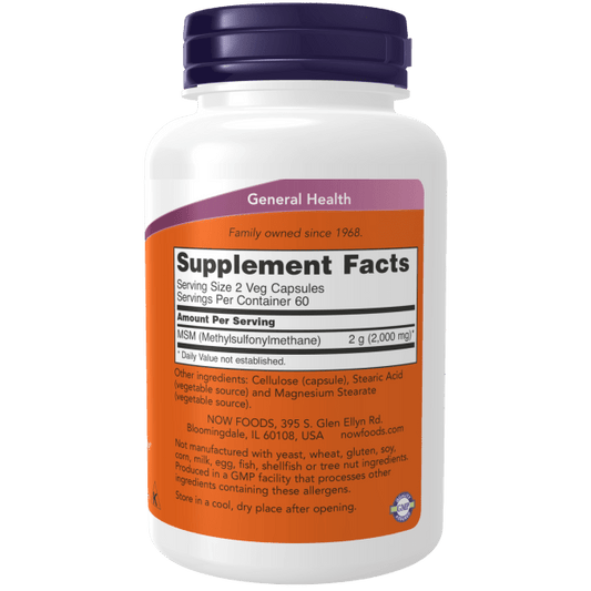 MSM Methylsulfonylmethane 1000mg