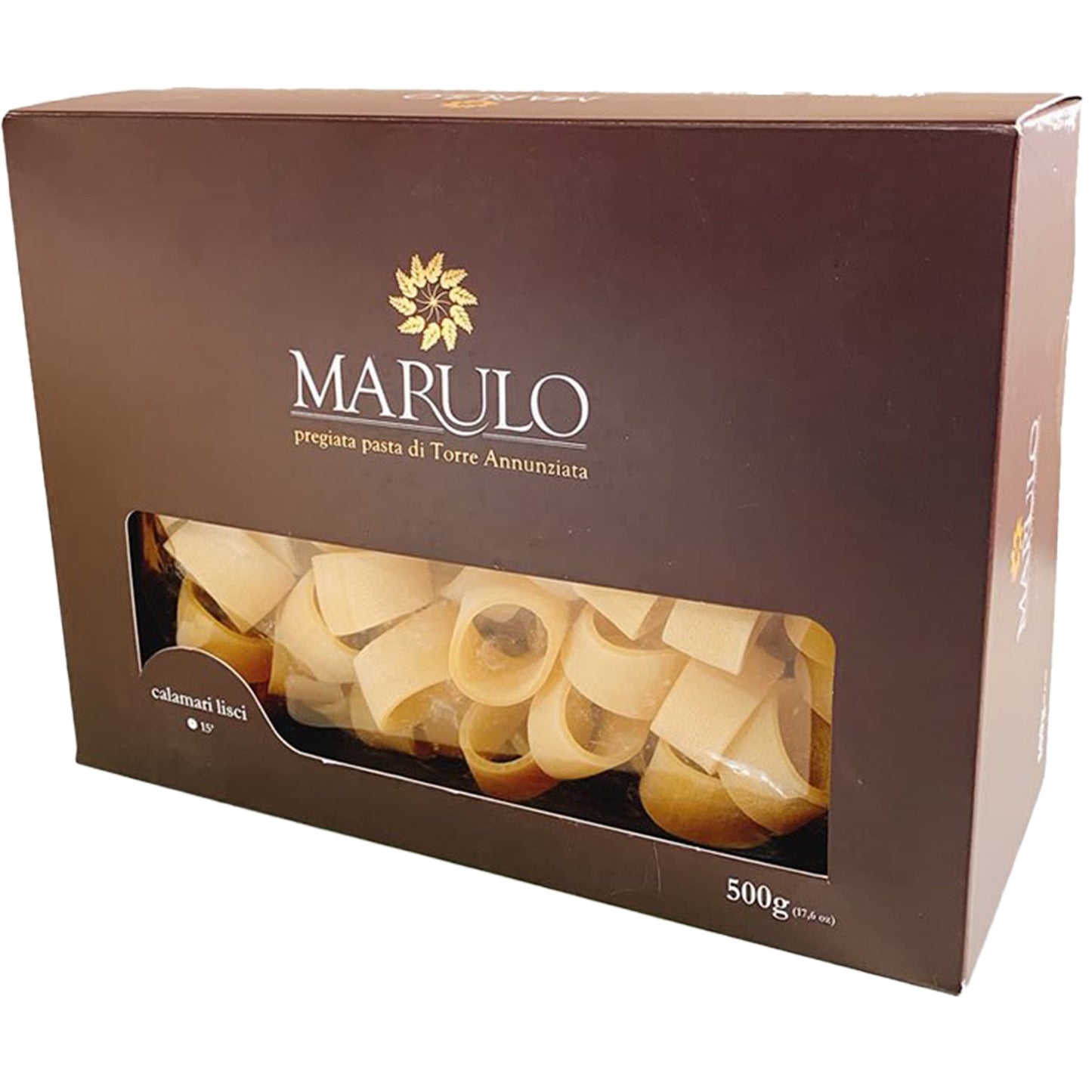 Marulo Calamarata Artisan Pasta 500g | Bronze Die-Cut | Made in Naples, Italy