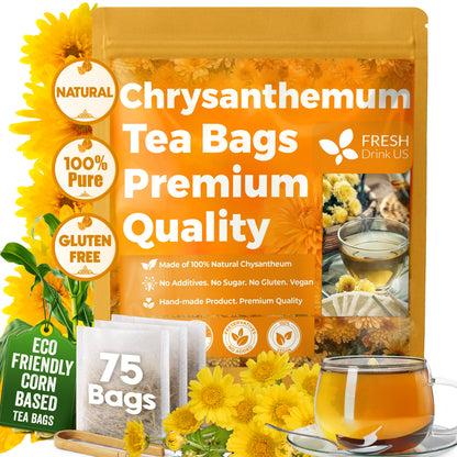 Premium 75 Chrysanthemum Flower Tea Bags