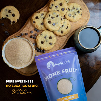 Monk Fruit Sugar | Contains Erythritol, 100% Natural, Zero Calories