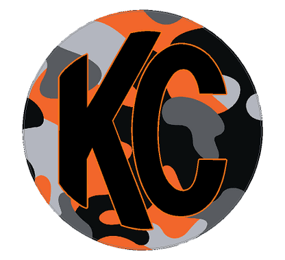 KC HiLITES Era 4 ROUND Series Light Cover Overlays - Universal