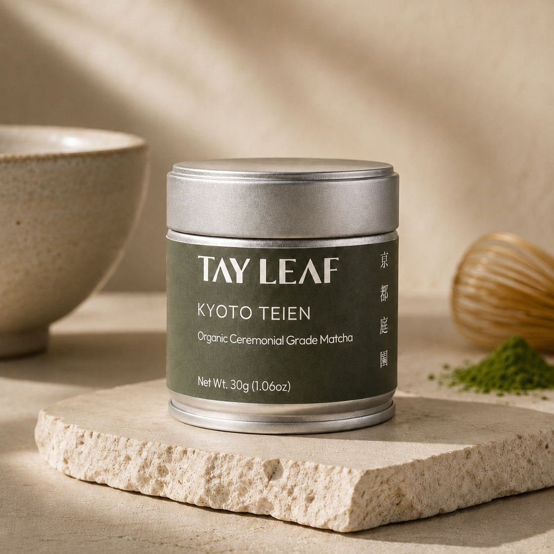 Kyoto Teien | Premium Organic Ceremonial Grade Matcha | 30g Tin
