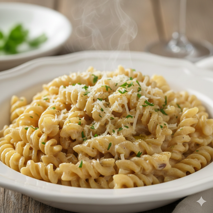 Pasta Alfredo Meal