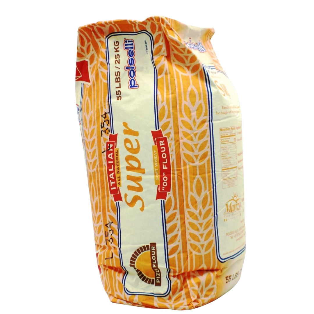 Polselli, Super Tipo 00 Pizza Flour, 55 lb (25 kg)