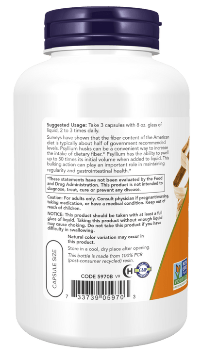 Psyllium Husk Caps 500mg