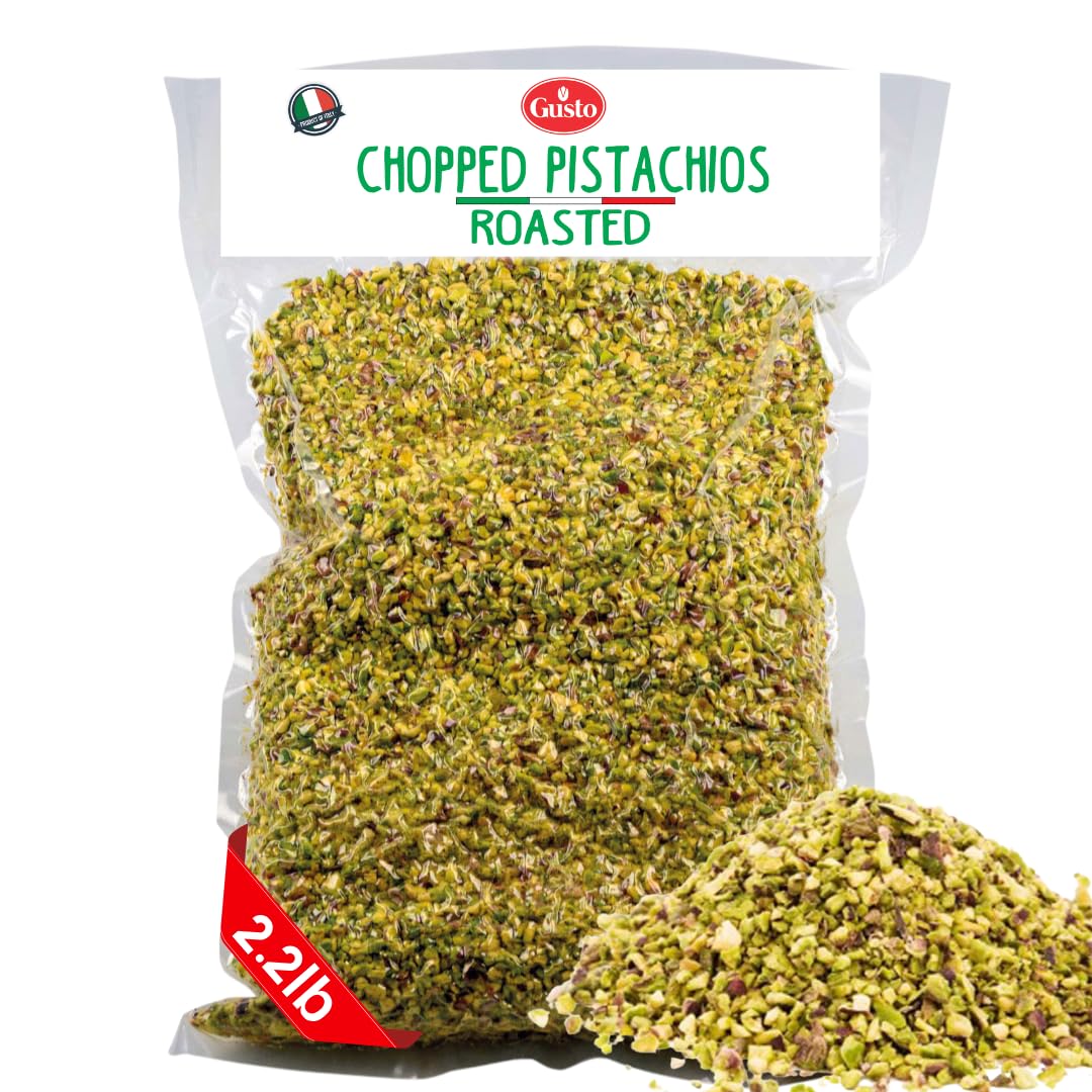 Gusto Etna Sicilian Chopped Pistachios – 1kg / 2.2 lb Bulk