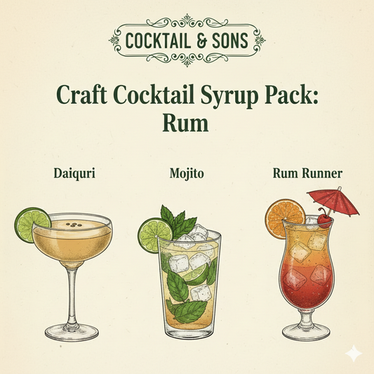 Craft Cocktail Syrup Pack: Rum