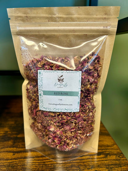 Red Rose Petals 1oz