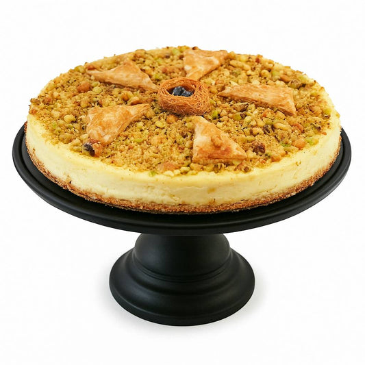 Andy Anand Sugar-Free Baklava Cheesecake, 9-Inch, 2.8 lb – Turkish & California Fusion, Diabetic-Friendly, No Preservatives, Birthday Gift
