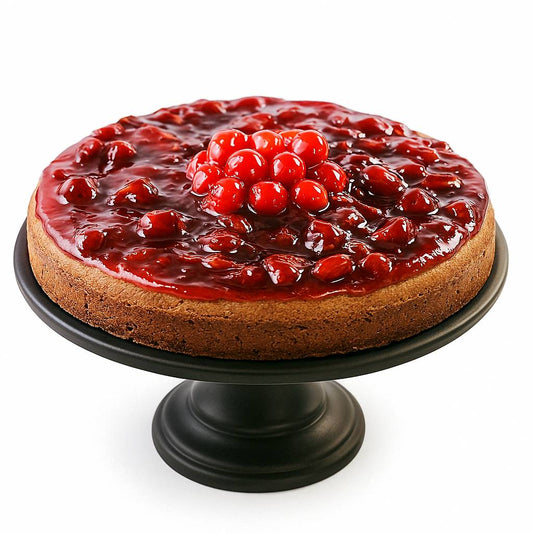 Andy Anand Sugar-Free Chocolate Cherry Cheesecake, 9-Inch, 2.8 lb – Real Truffles, Diabetic-Friendly, California Cream Cheese Gift Box
