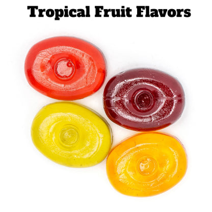 Andy Anand Sugar-Free Tropical Fruit Hard Candy with Vitamin C, 40 ct, 7 oz – Low-Calorie, Keto, Gluten-Free, Diabetic-Friendly Gift Box