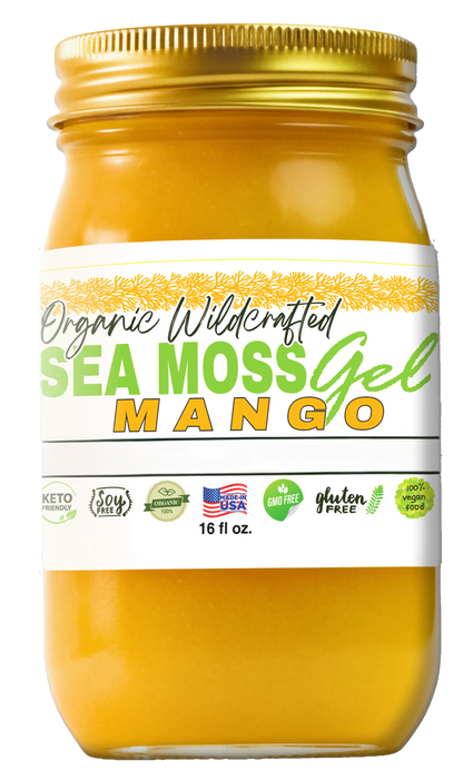 Sea Moss Gel - Mango Flavor 16oz
