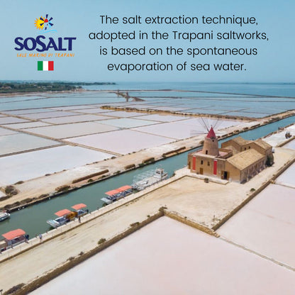 SoSalt Coarse Sea Salt from Sicily | Foodservice Bucket 5 kg (11 lb) | Kosher, All Natural Mediterranean Sea Salt