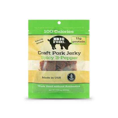 Craft Pork Jerky Sampler - 1 pack of each flavor (3 total)