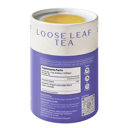 Stress-Me-Not Tea | Organic Lemon Balm, Lavender Tea Blend