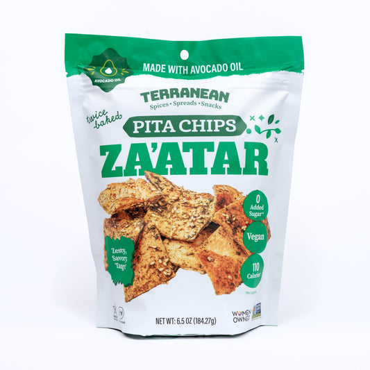 Avocado Oil Twice-Baked Pita Chips 12 Pack