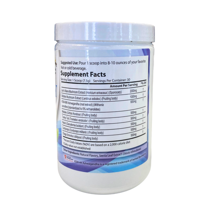 Vitality Mushroom SuperBlend Powder with Ashwagandha