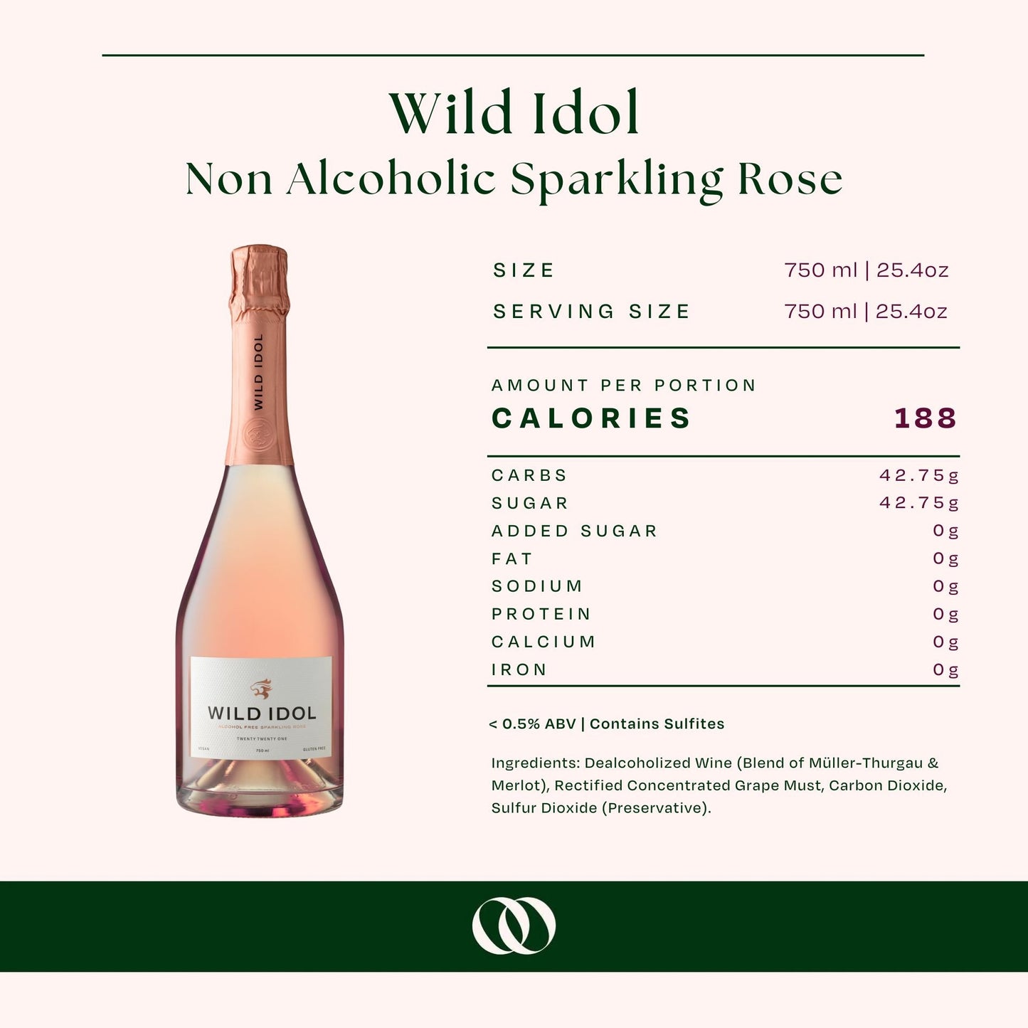 Wild Idol - Alcohol-Free Sparkling Rose 750ml
