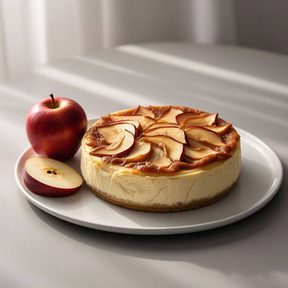 Andy Anand Gluten-Free Apple Cheesecake, 9-Inch, 2 lb – Freshly Baked, California Cream Cheese, No Preservatives, Birthday & Holiday Gift