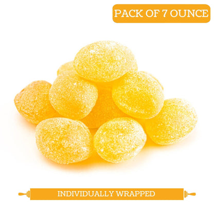 Andy Anand Sugar-Free Orange & Lemon Hard Candy, 7 oz – European Imported, Stevia Sweetened, Keto & Diabetic-Friendly Gourmet Snack Gift Box